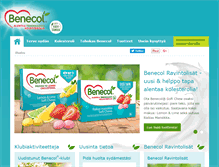 Tablet Screenshot of benecol.fi